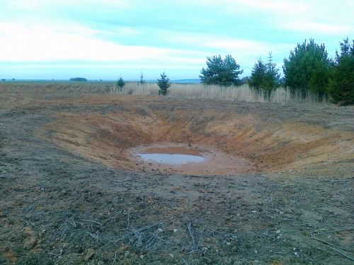 Terénní práce – tůň